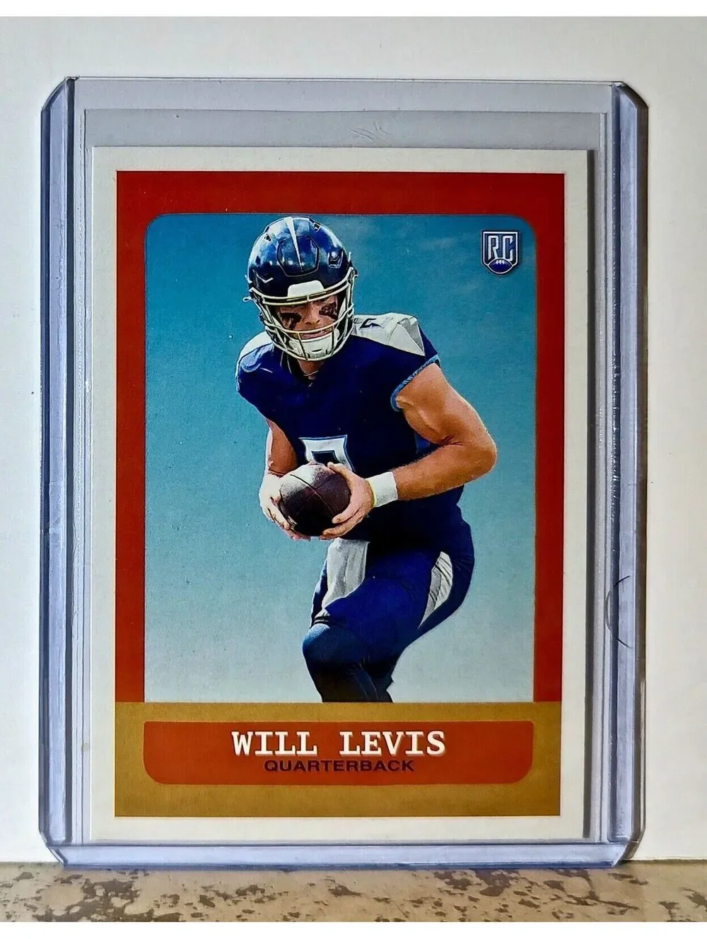 Will Levis 2023 Topps Heritage Rookie NFL #354 Football Card Tennessee Titans